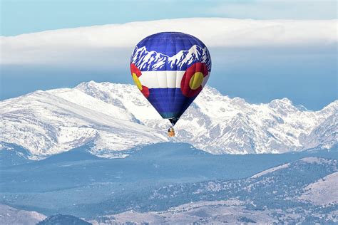 hot air balloon colorado springs winter